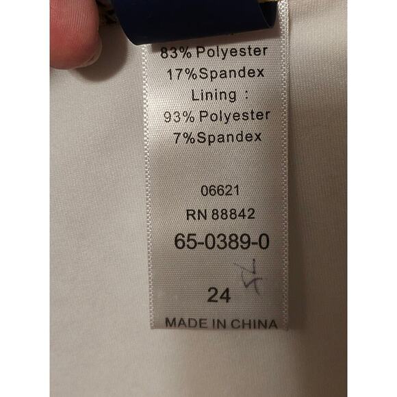 GABIFRESH x Swimsuits For All Pineapple‎ Bikini Bottom Yellow White High Waisted - Picture 6 of 7